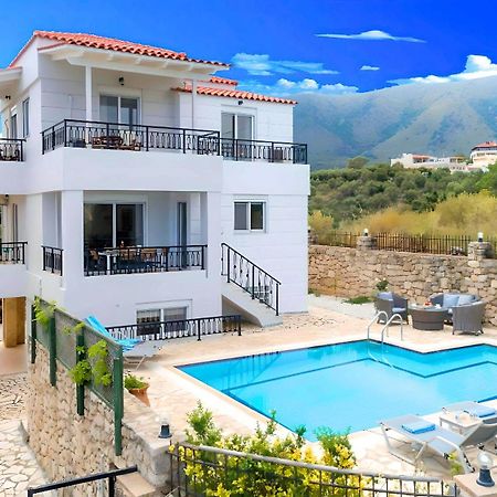 Mare Blue Villas Heated Pool Kournás Eksteriør billede