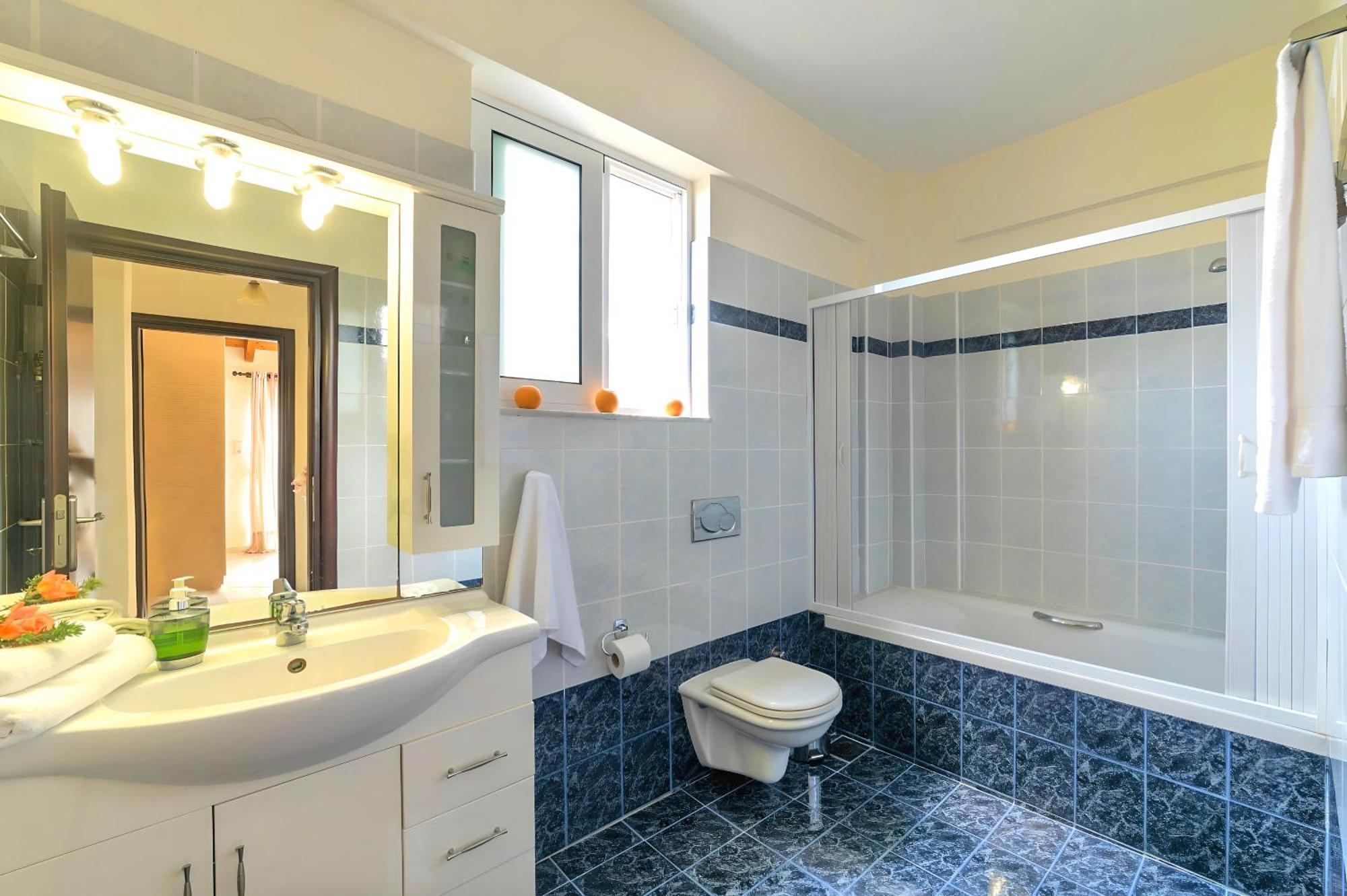 Mare Blue Villas Heated Pool Kournás Eksteriør billede