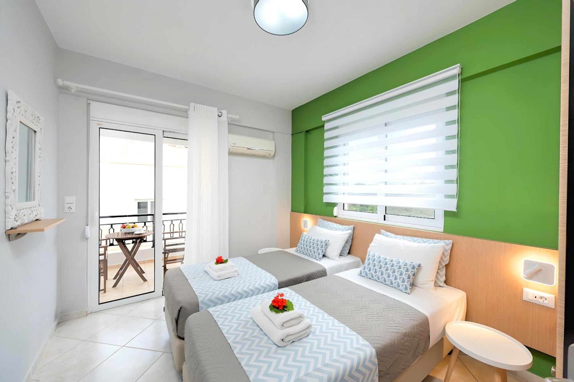 Mare Blue Villas Heated Pool Kournás Eksteriør billede