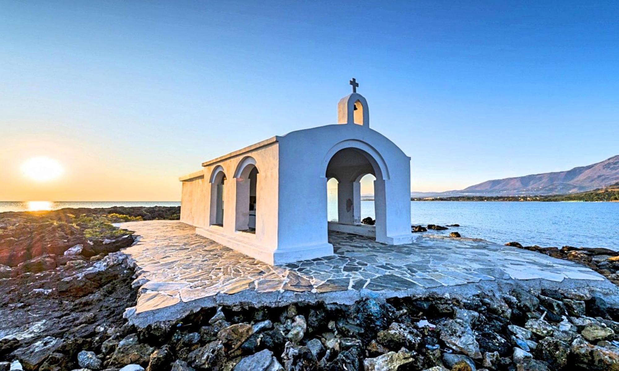 Mare Blue Villas Heated Pool Kournás Eksteriør billede